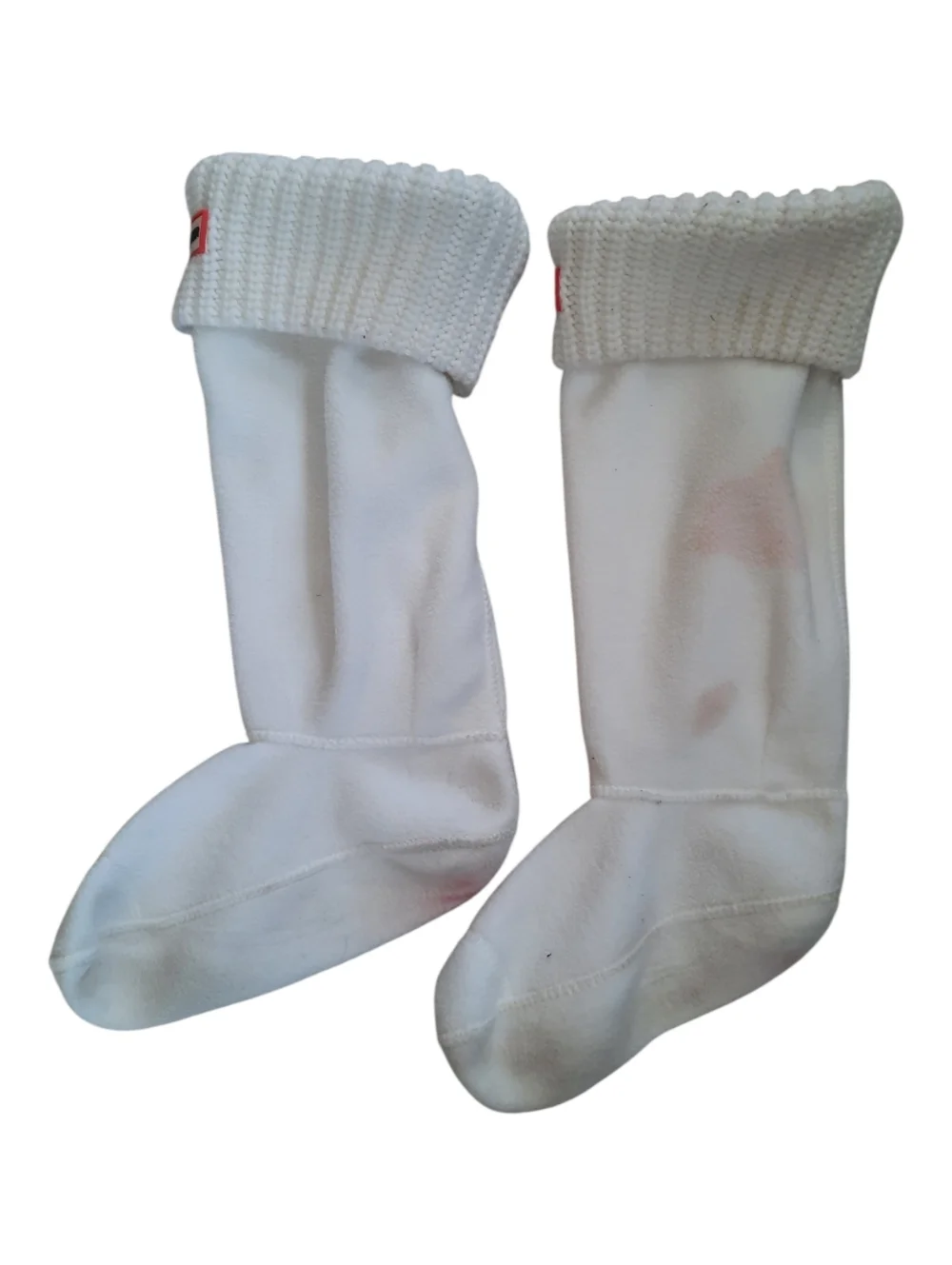 Hunter 6-Stitch Cable Knit Fleece Lined Tall Boot Socks Size Medium (W 5-7)